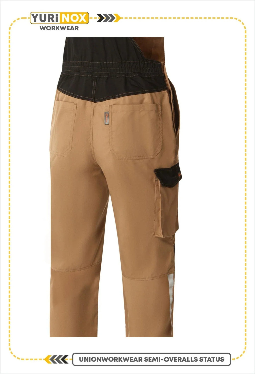 STATUS ™ Men's Regular Fit Shrink Resistant Work Bib Overalls