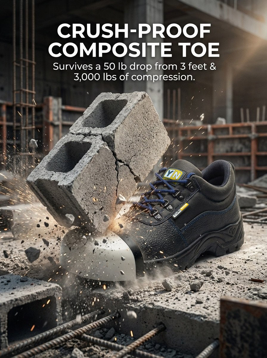 Men's UnionShoes™ 4" Leather Composite Toe Work Shoe