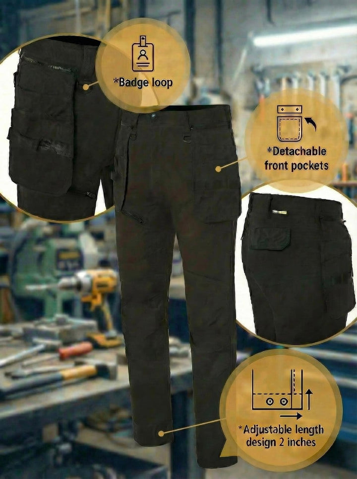 UNIONWORKWEAR Grand Men's Flex Canvas Tradesman Work Pants