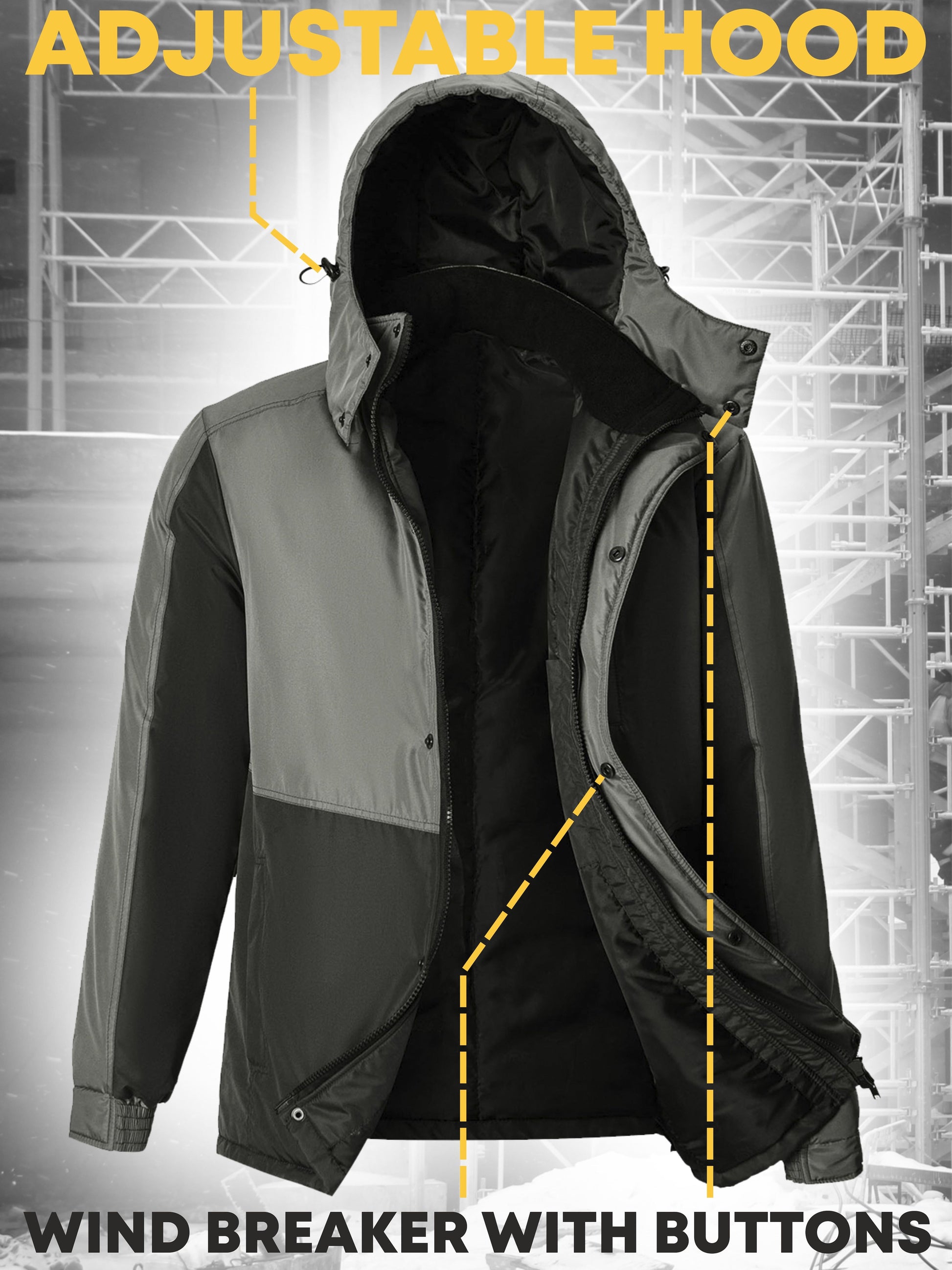 UNIONWORKWEAR JACKET STYLE INSULATED