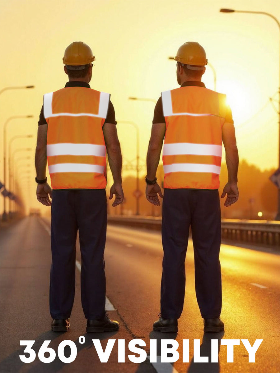 YURINOX Spectr Premium Men's Heavy-Duty Enhanced Visibility Vest