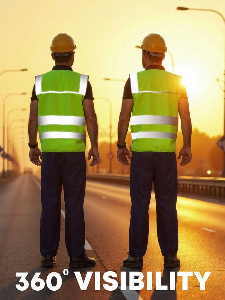 YURINOX Spectr Premium Men's Heavy-Duty Enhanced Visibility Vest