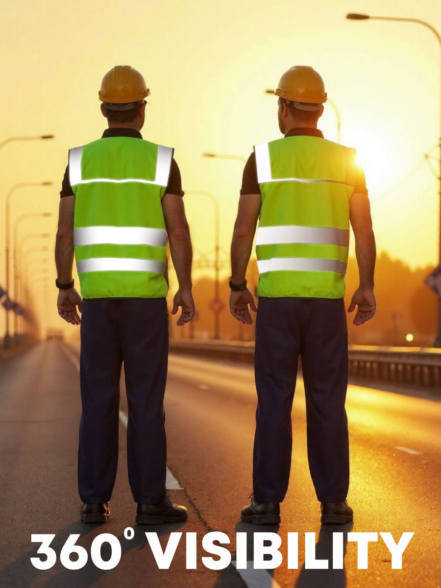 YURINOX Spectr Premium Men's Heavy-Duty Enhanced Visibility Vest