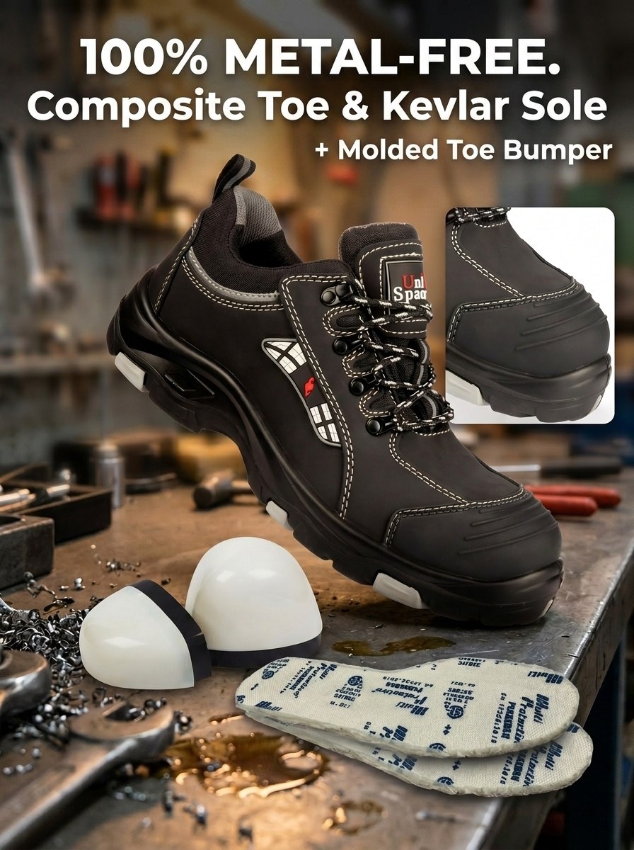 Men's UnionSpace™ 4" Slip-resistant  Waterproof Composite Toe Work Shoe