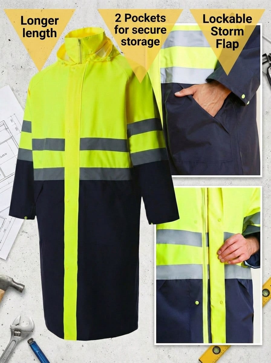 YURINOX Albatross Plus Heavy-Duty Waterproof Raincoat