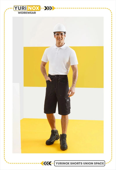 UNIONSPACE ™Men's Heavy Duty Holster Pocket Work Shorts 