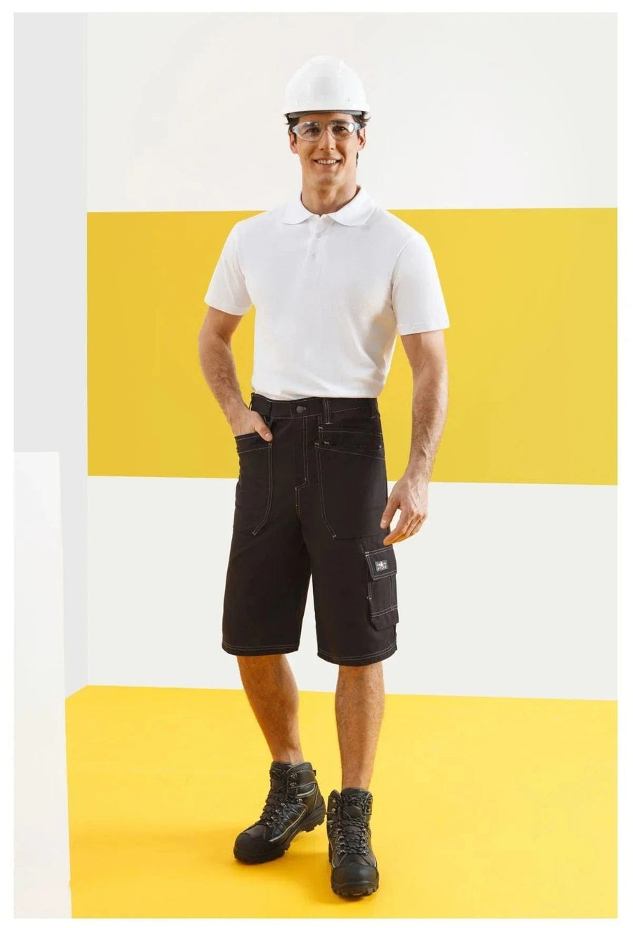 YURINOX UnionSpace Men's Heavy-Duty Holster Pocket Work Shorts