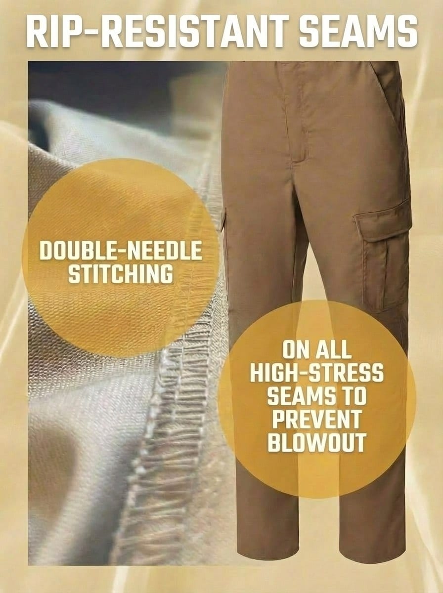 UNIONWORKWEAR Universal Men's Water-Resistant Cargo Work Pants