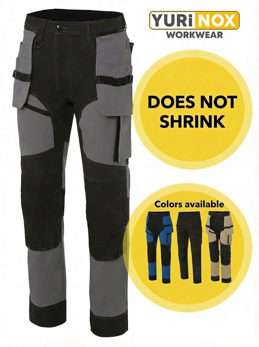 UNIONWORKWEAR Grand Men's Flex Canvas Tradesman Work Pants
