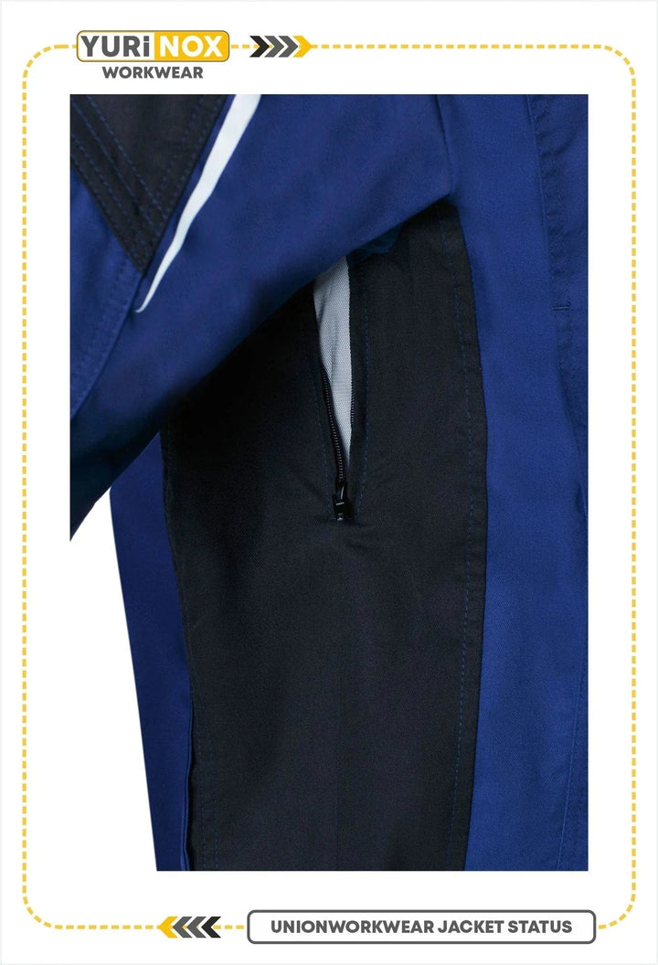 Zippered chest pocket