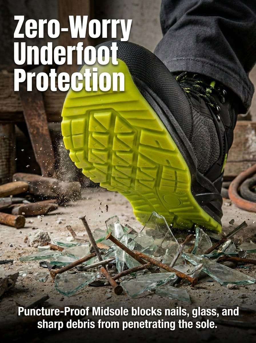 YURINOX Taker Men's 6" Lightweight Composite Toe Work Boots