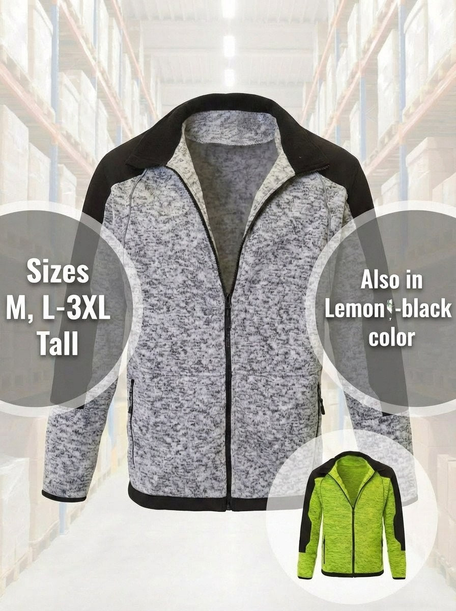 UNIONWORKWEAR FULL ZIP HIGH COLLAR SWEATSHIRT 0063