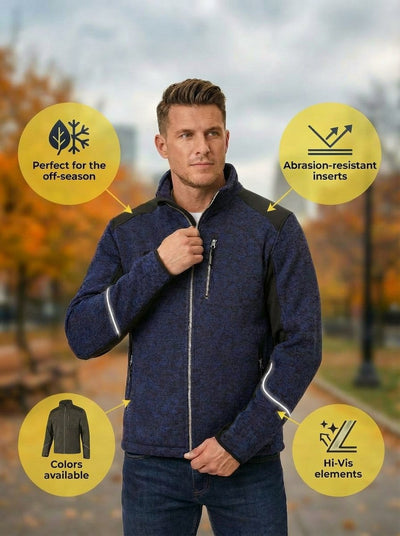 UNIONWORKWEAR FULL ZIP HIGH COLLAR SWEATSHIRT 0095