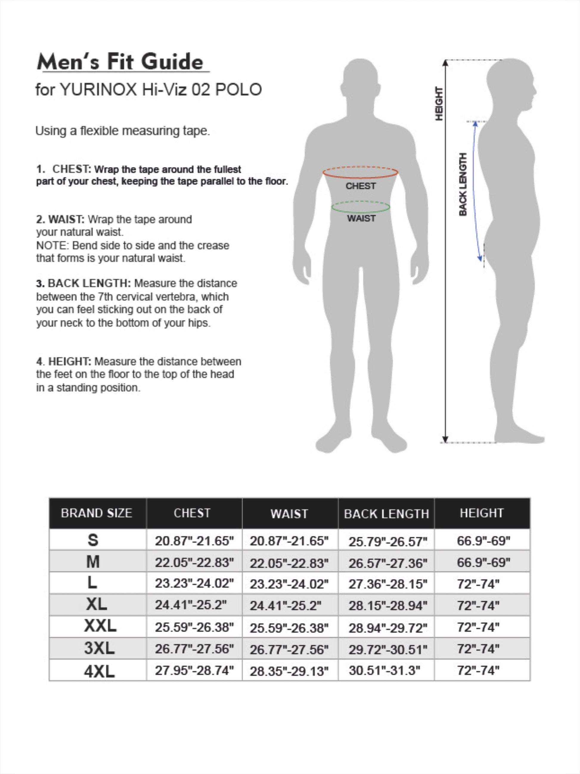 YURINOX Hi-Viz 02 POLO