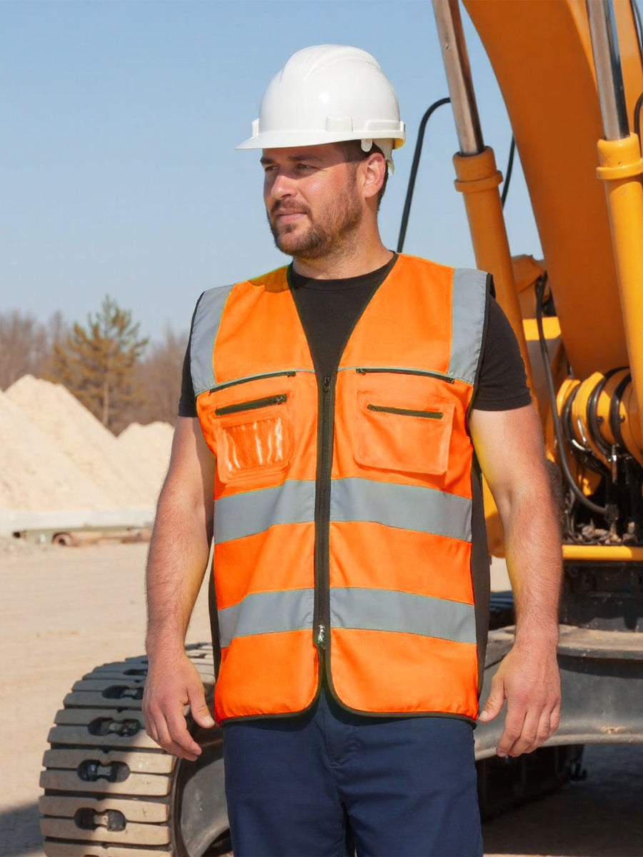 YURINOX Spectr Premium Men's Heavy-Duty Enhanced Visibility Vest