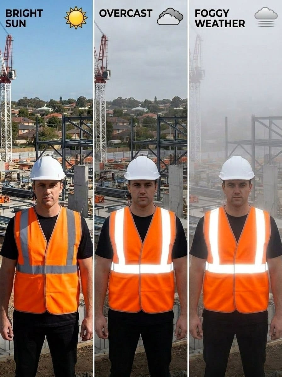UNIONWORKWEAR Spectr 2 Men's Adjustable Enhanced Visibility Vest