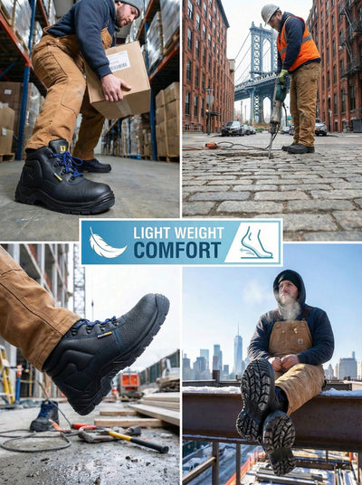 Men's UnionShoes™ 6" Composite Toe Insulated Leather Work Boots