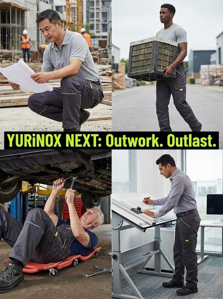 YURINOX Next Men's Performance Cargo Work Pants
