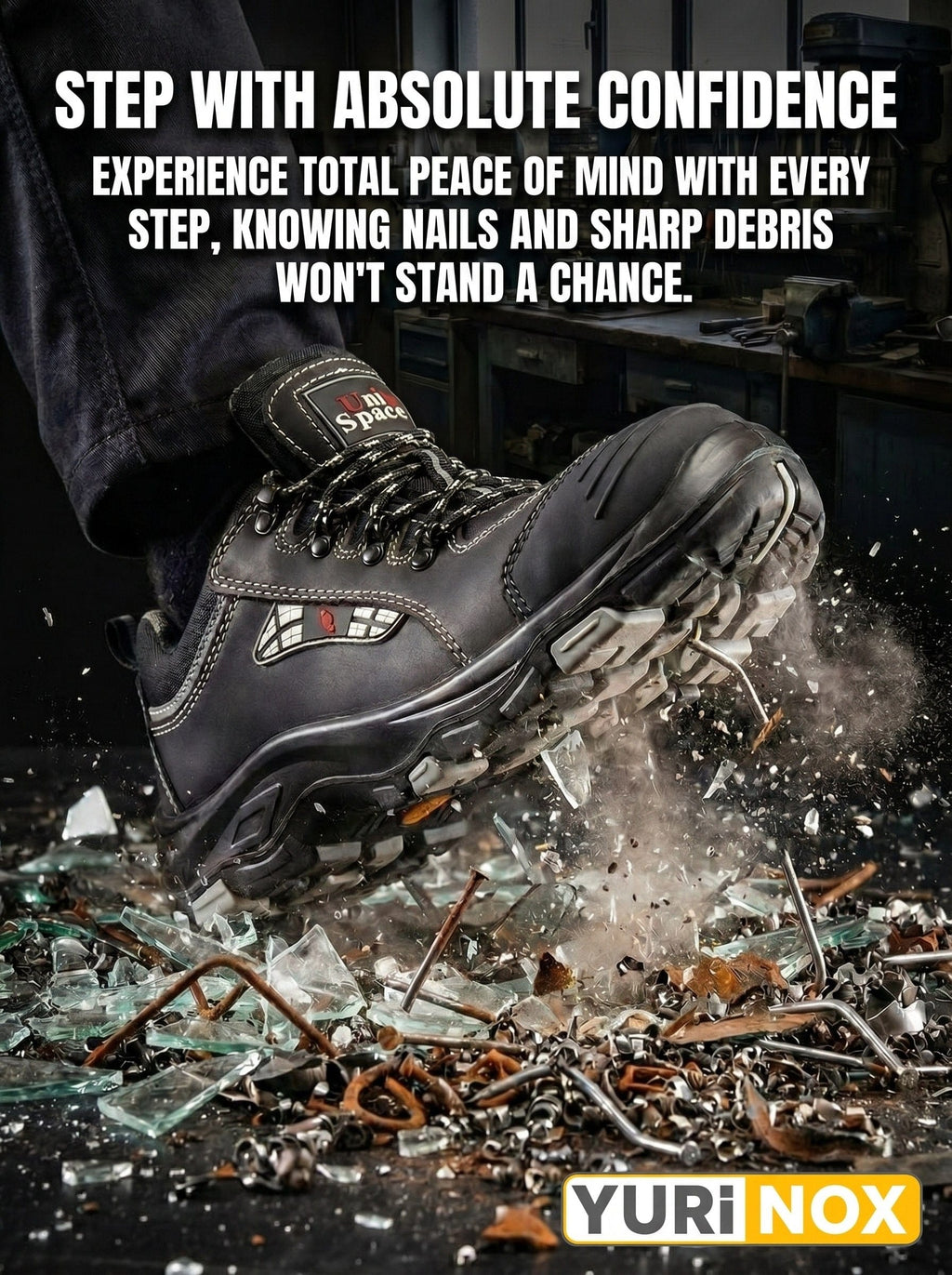 Men's UnionSpace™ 4" Slip-resistant  Waterproof Composite Toe Work Shoe
