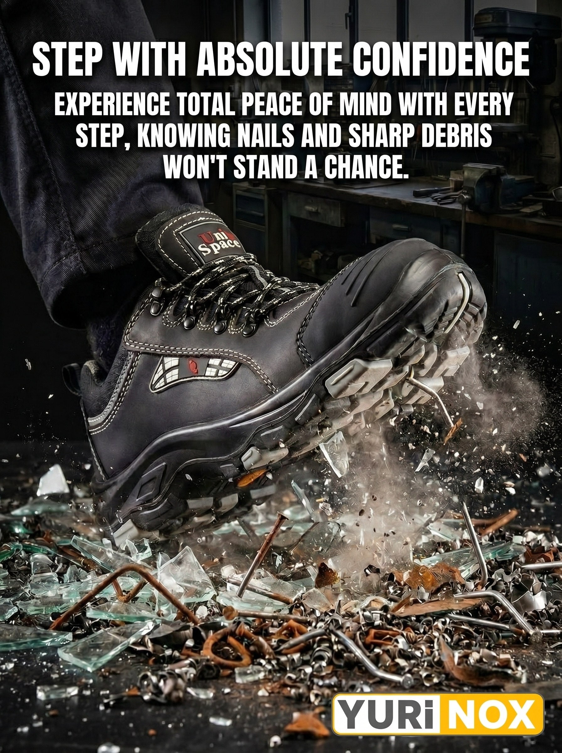 Men's UnionSpace™ 4" Slip-resistant  Waterproof Composite Toe Work Shoe
