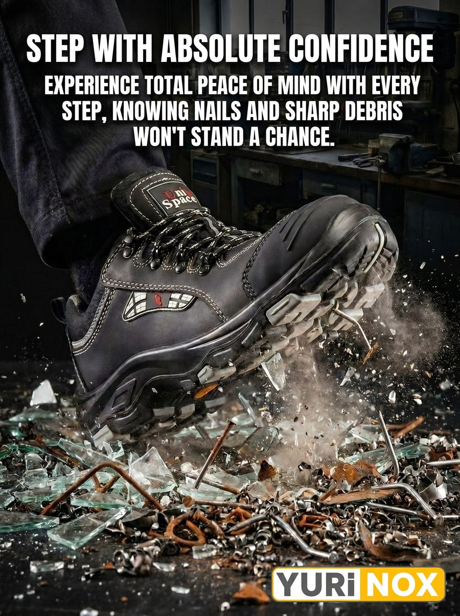 YURINOX UnionSpace Men's 4" Waterproof Composite Toe Work Shoes