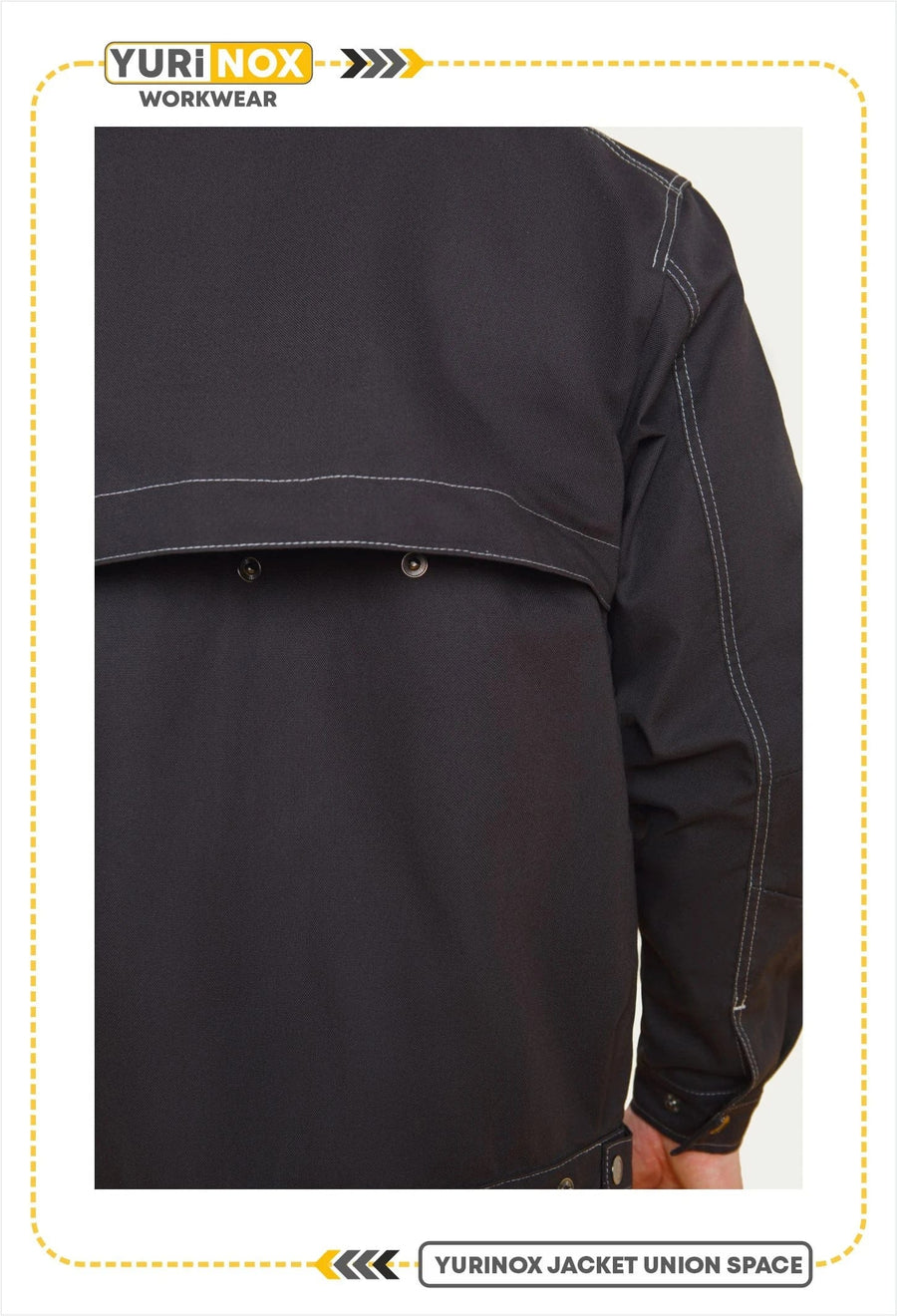 YURINOX UnionSpace Men's Water-Repellent Utility Work Jacket