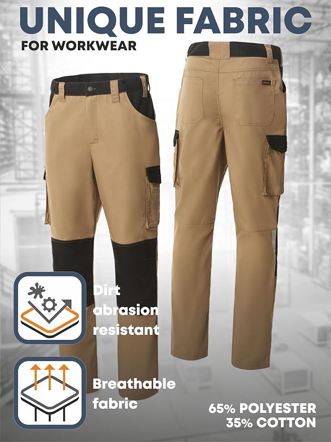  STATUS ™ Men's Double Knee Tool Pockets Work Pants