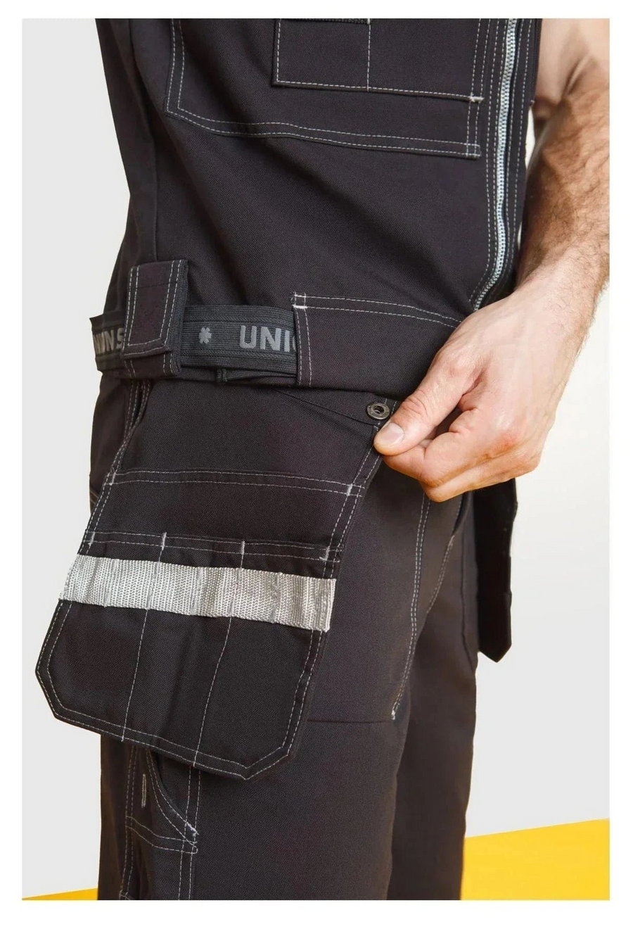 YURINOX UnionSpace Men's Water-Repellent Utility Work Vest