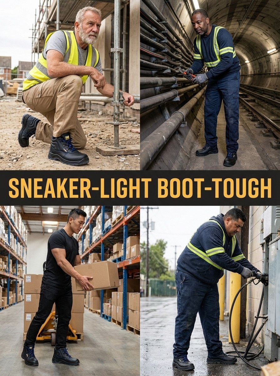 Men's UnionShoes™ 6" Leather Composite Toe Work Boots