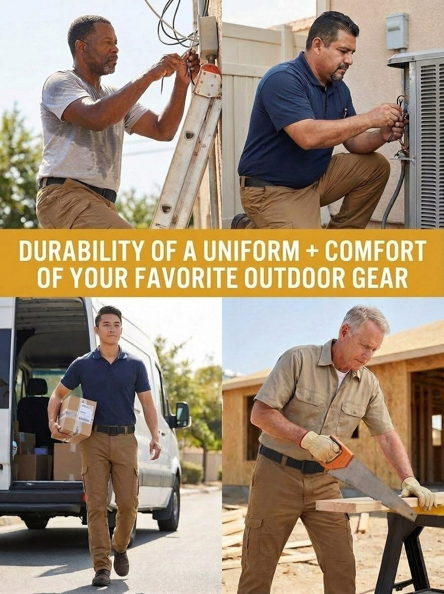 UNIONWORKWEAR Universal Men's Water-Resistant Cargo Work Pants