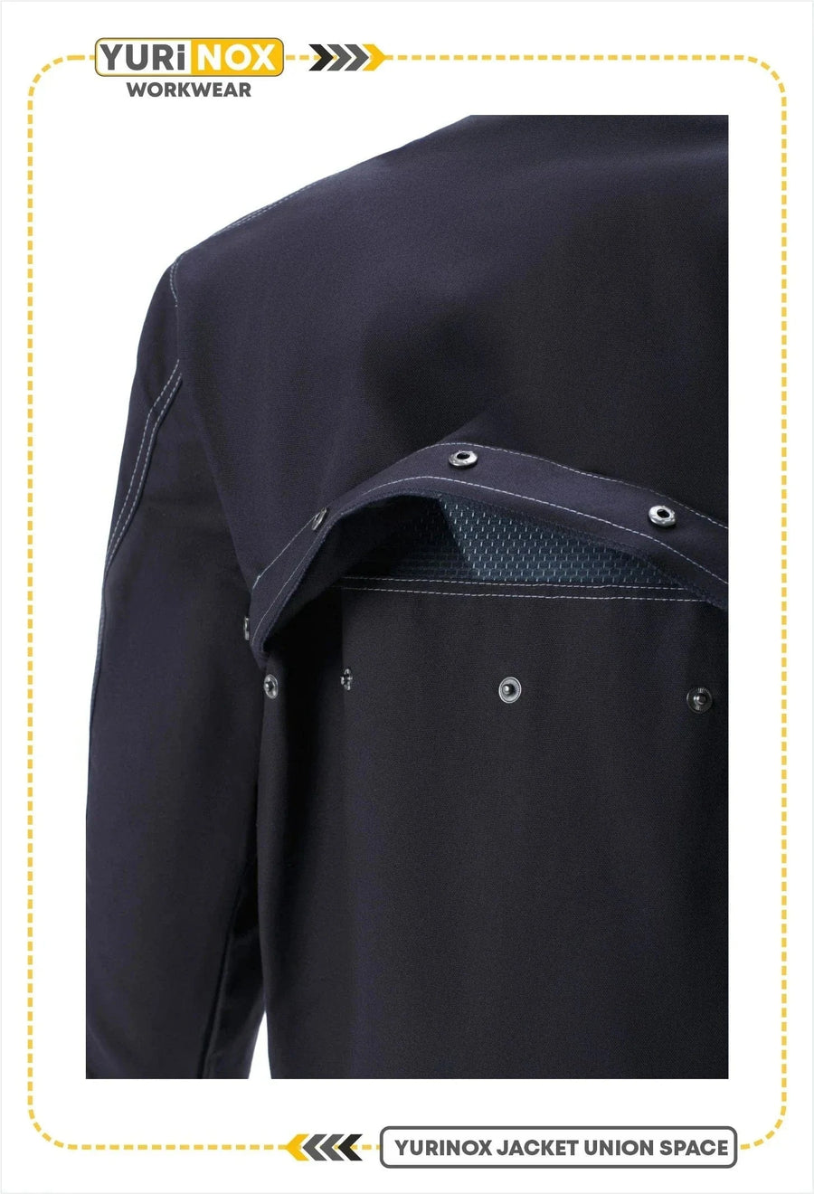 YURINOX UnionSpace Men's Water-Repellent Utility Work Jacket