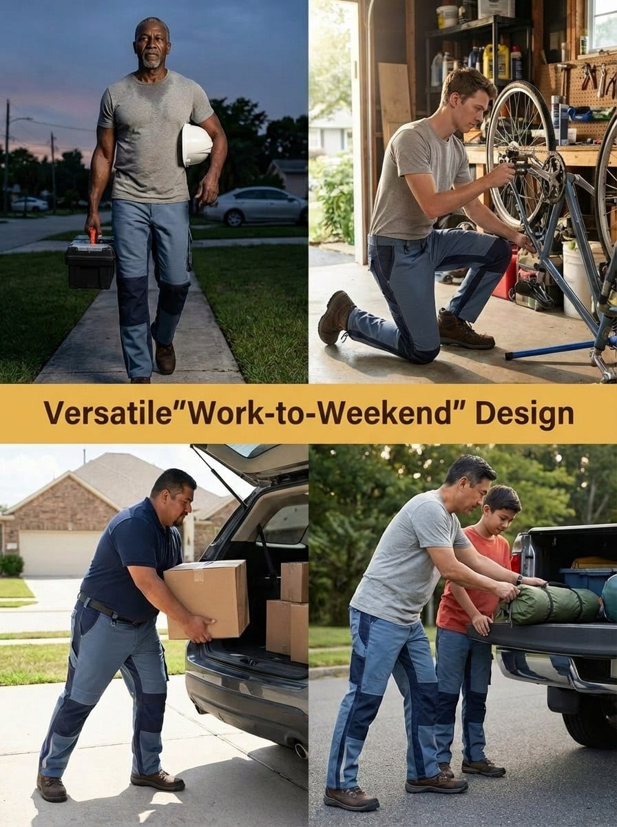 YURINOX Triumph Men's Canvas Cargo Work Pants