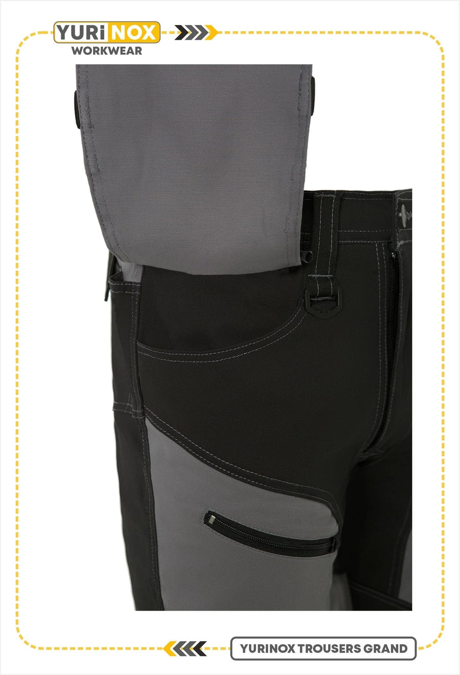 UNIONWORKWEAR Grand Men's Flex Canvas Tradesman Work Pants