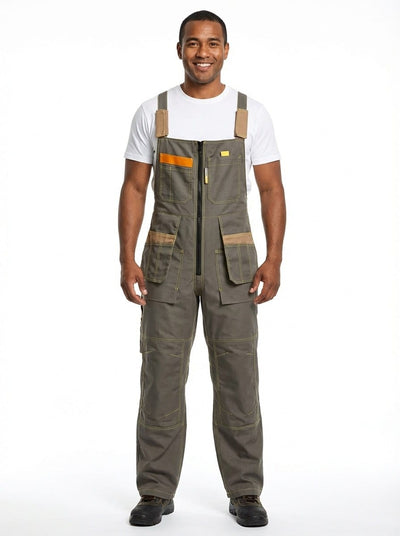 YURINOX Genesis Men's Stain-Resistant Utility Work Bib Overalls