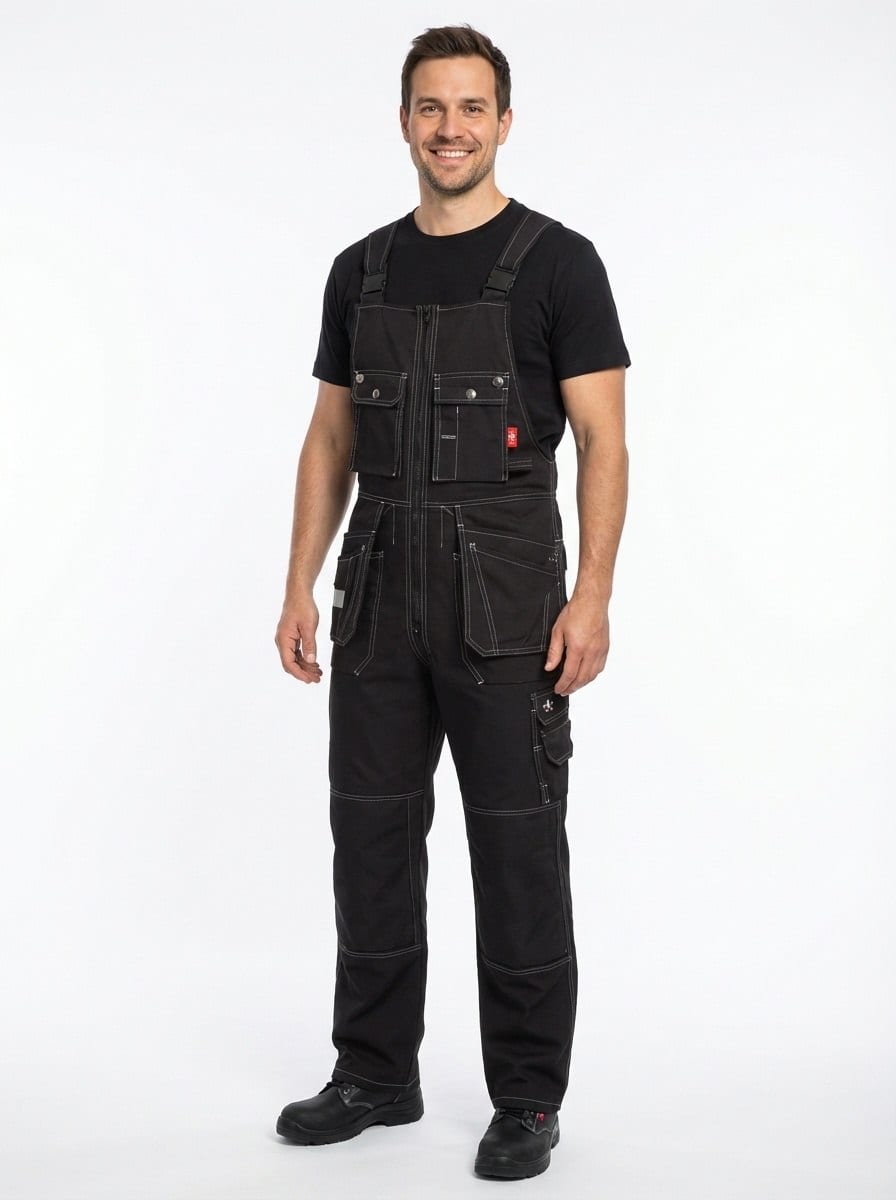 YURINOX UnionSpace Men's Midweight Utility Work Bib Overalls