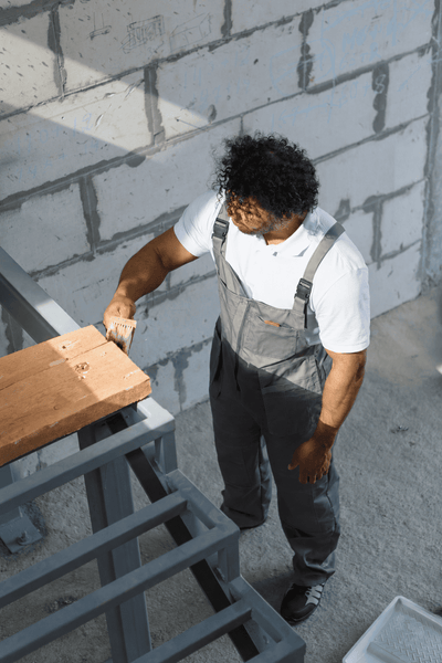 Men's Heavy-Duty Work Bib Overalls