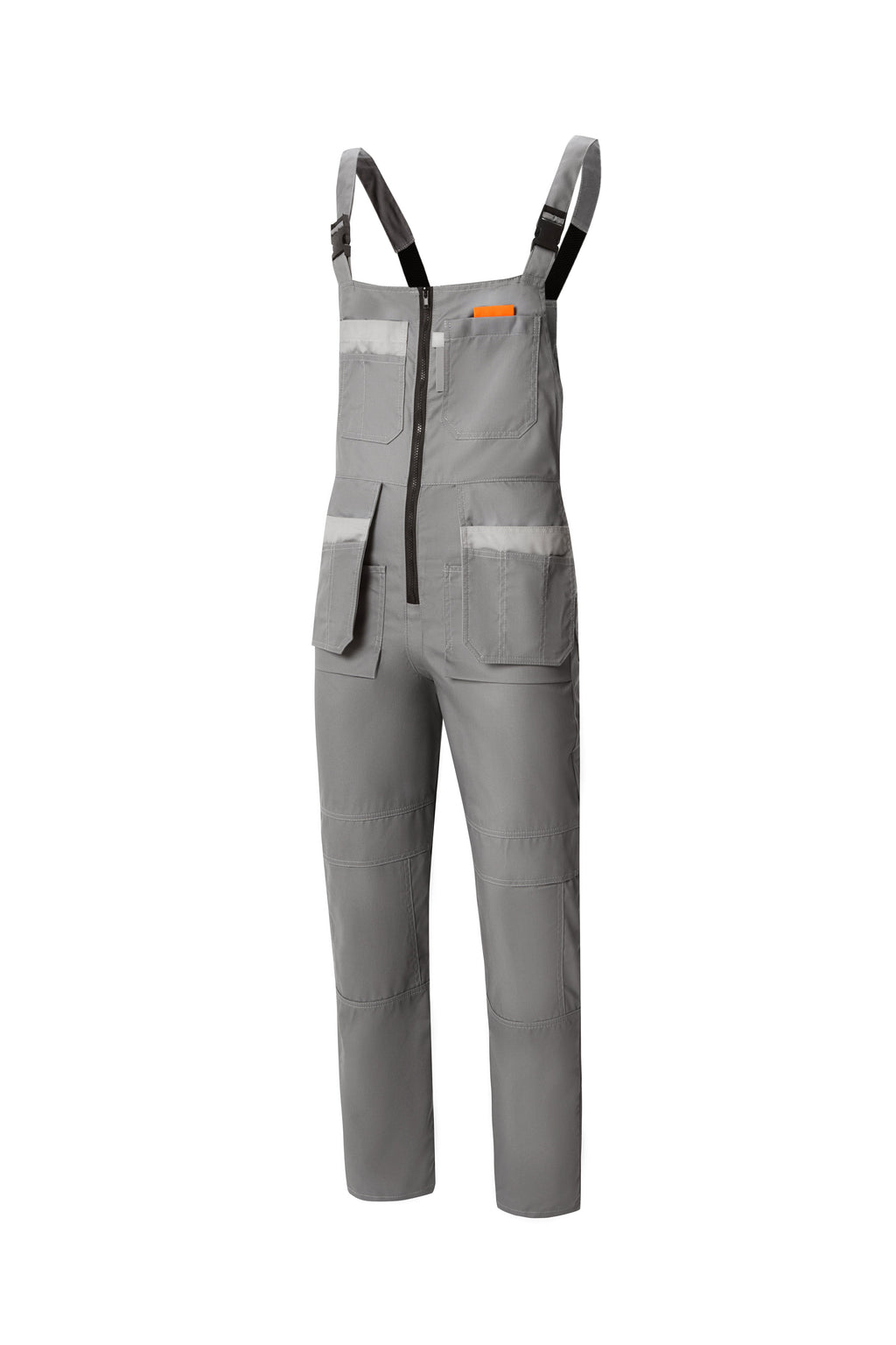 UNIONWORKWEAR SEMI-OVERALLS PROFESSIONAL Breathable, Knee Reinforcement pockets, Waterproof, Tear-resistant, Double reinforced seams Dark gray/Light gray