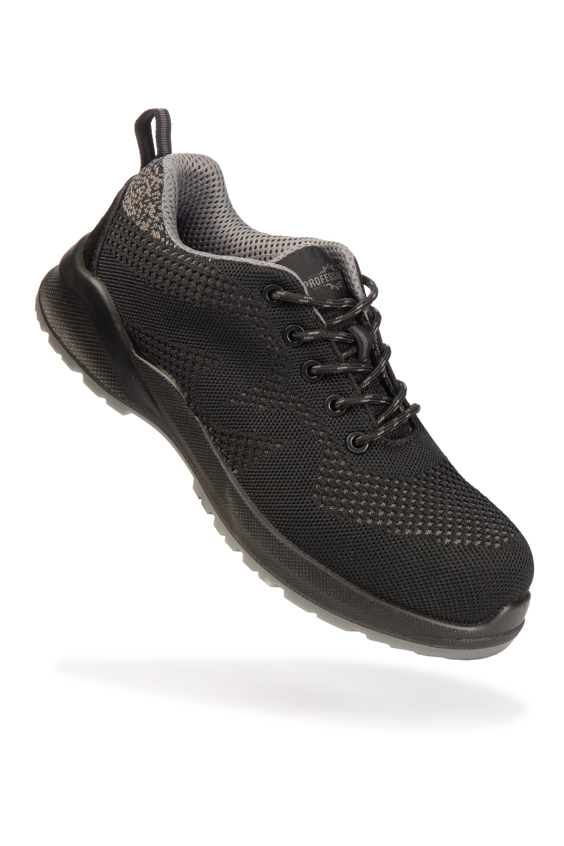 YURINOX SNEAKERS PROFESSIONAL Modern Work Sneakers with Composite Safety Toe black