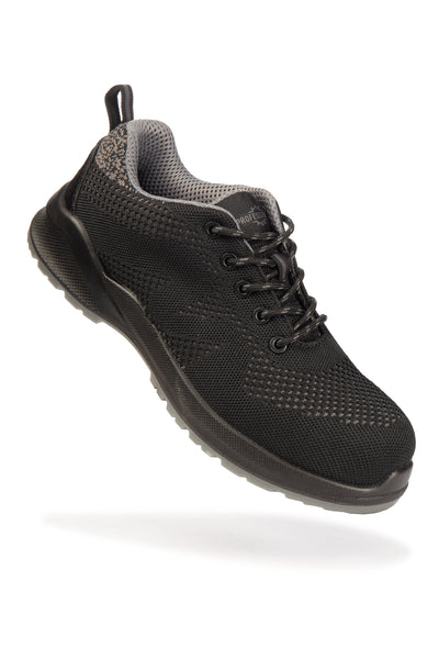 YURINOX SNEAKERS PROFESSIONAL Modern Work Sneakers with Composite Safety Toe black