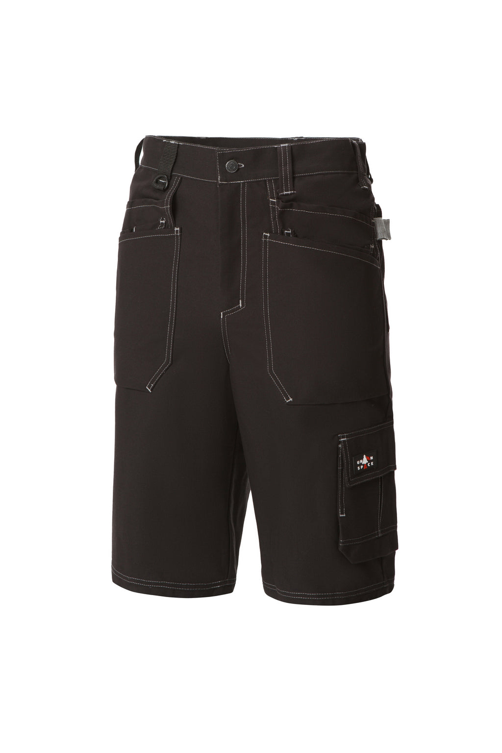 YURINOX SHORTS UNION SPACE - Double-Stitched, Durable, Moisture Wicking, Tear Resistant Black