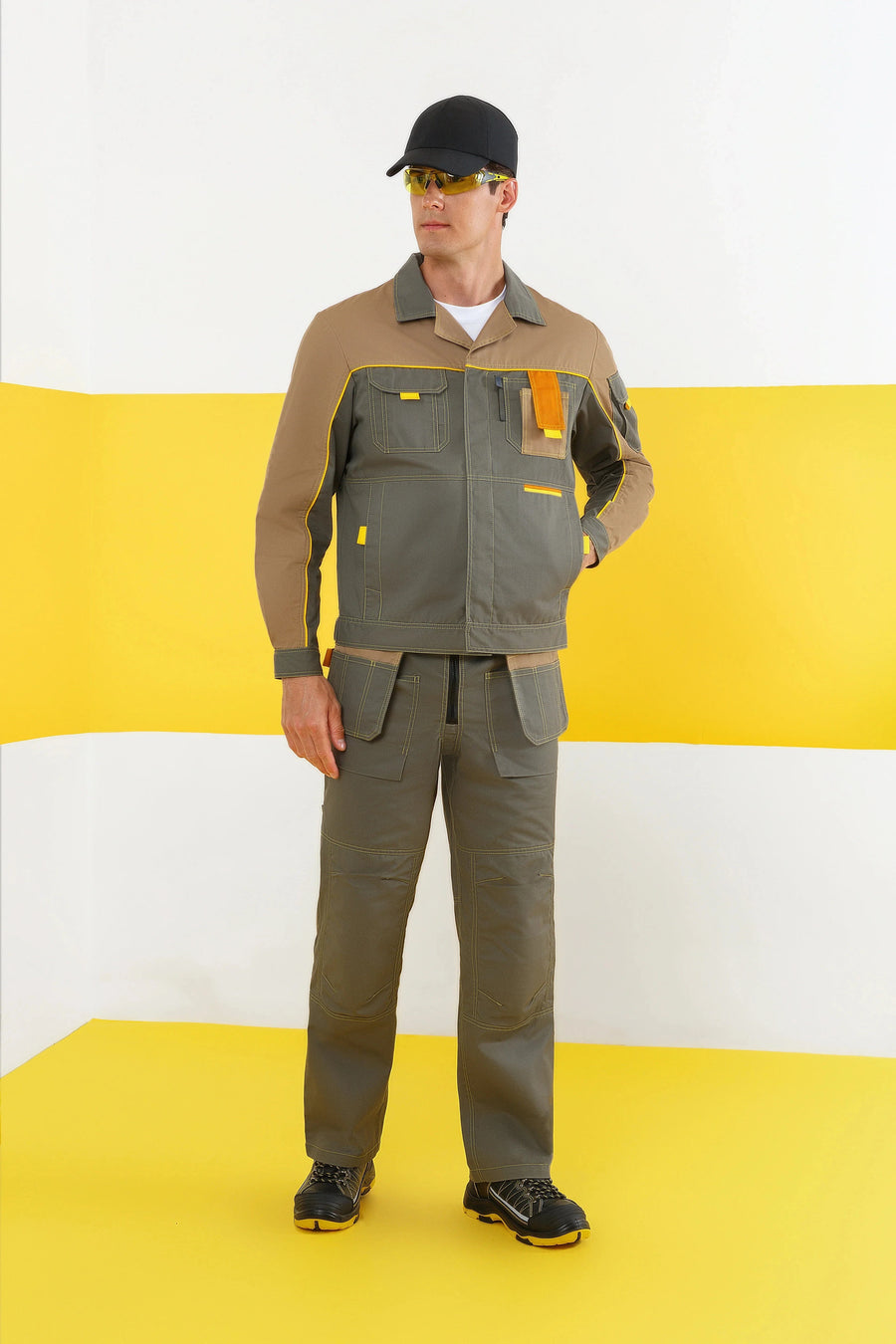 YURINOX Genesis Men's Stain-Resistant Utility Work Jacket