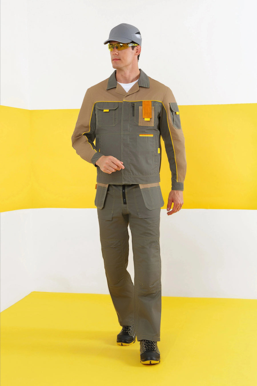 YURINOX Genesis Men's Stain-Resistant Utility Work Jacket