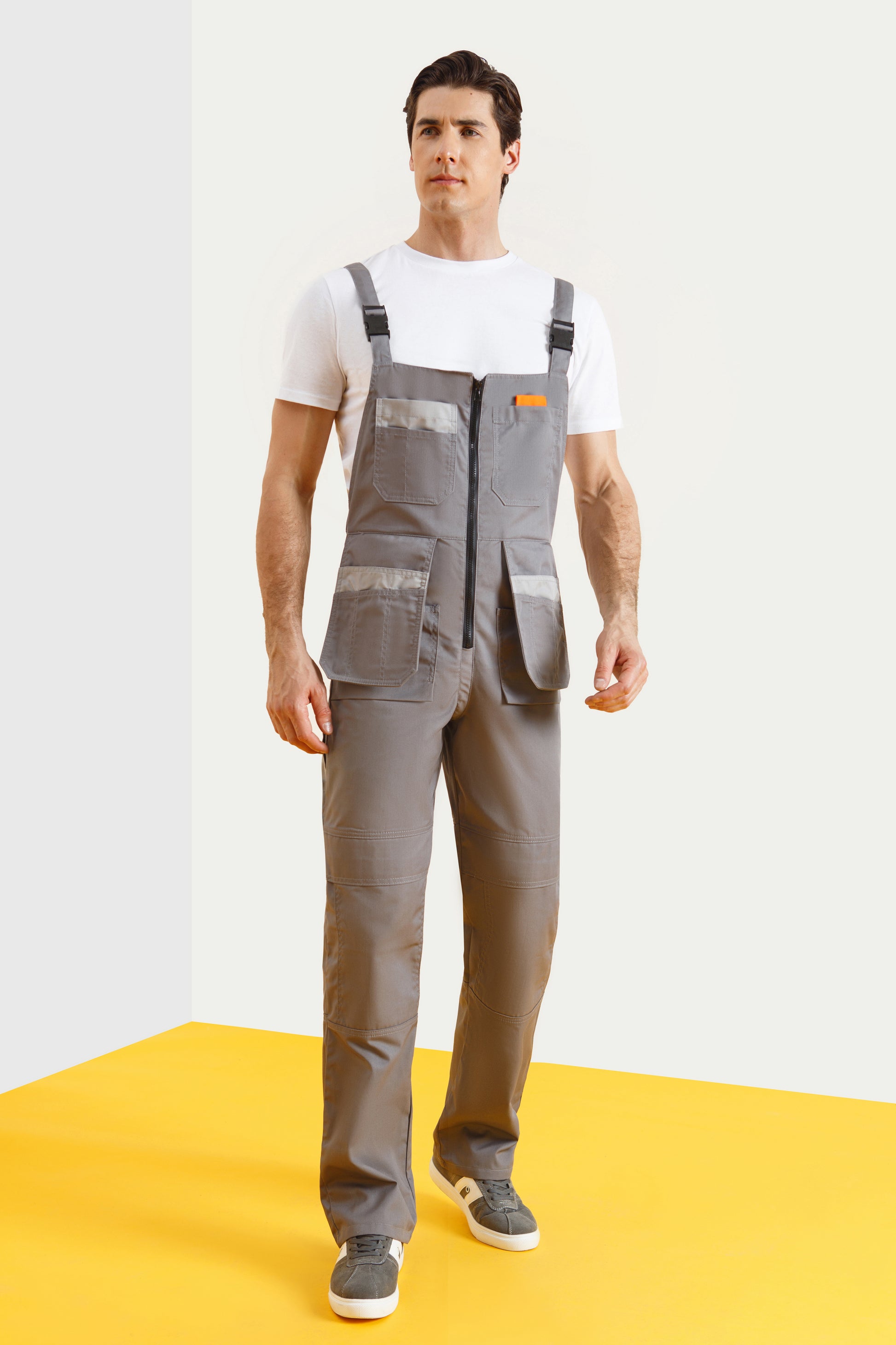 UNIONWORKWEAR™ PRO Men's Water-Resistant Utility Bib Overalls 