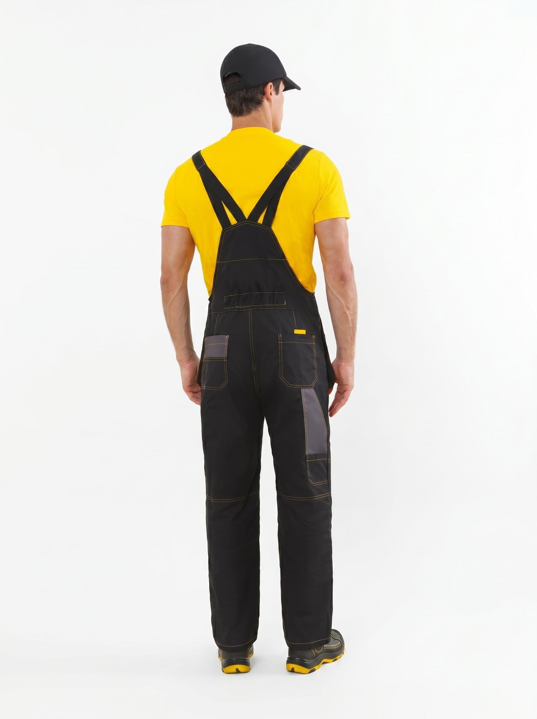 YURINOX Genesis Men's Stain-Resistant Utility Work Bib Overalls