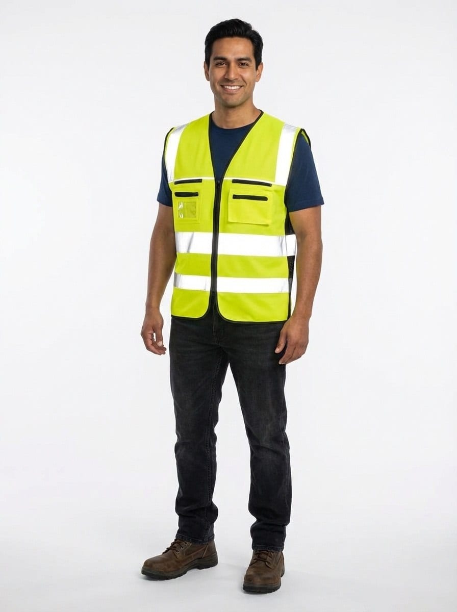 YURINOX Spectr Premium Men's Heavy-Duty Enhanced Visibility Vest
