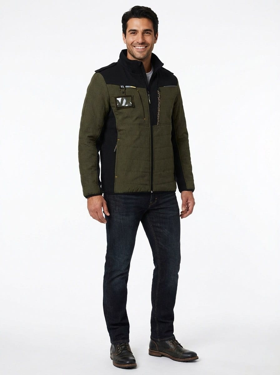 YURINOX Action Men's Softshell Midweight Work Jacket