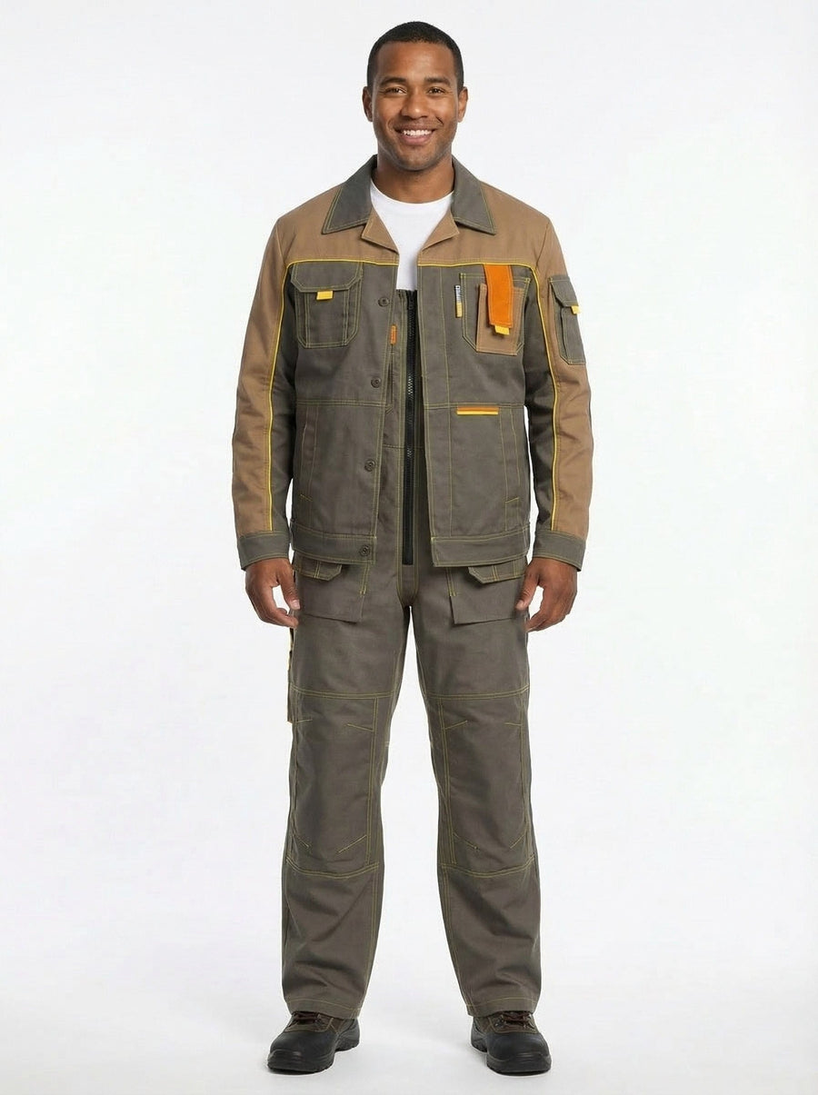 YURINOX Genesis Men's Stain-Resistant Utility Work Jacket