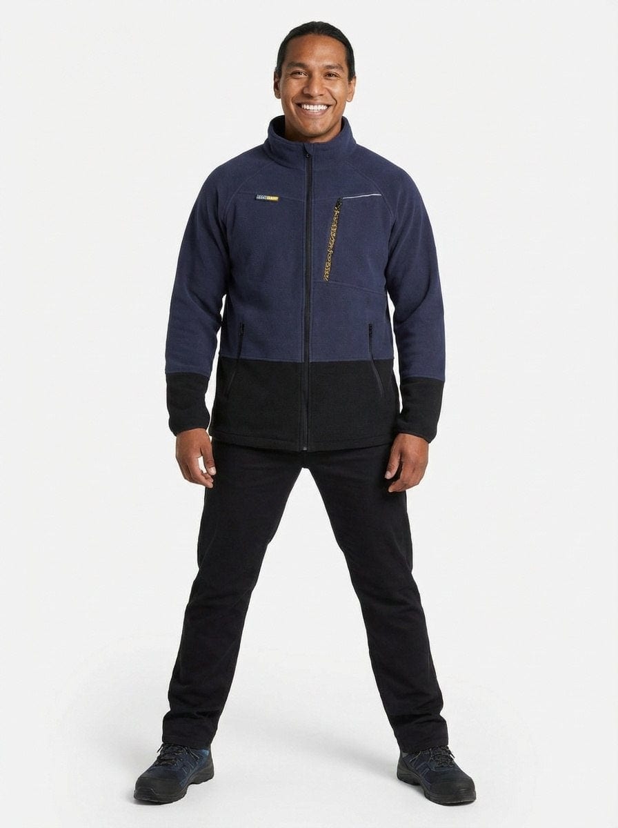 YURINOX Optima Men's Full-Zip Fleece Midlayer Work Jacket