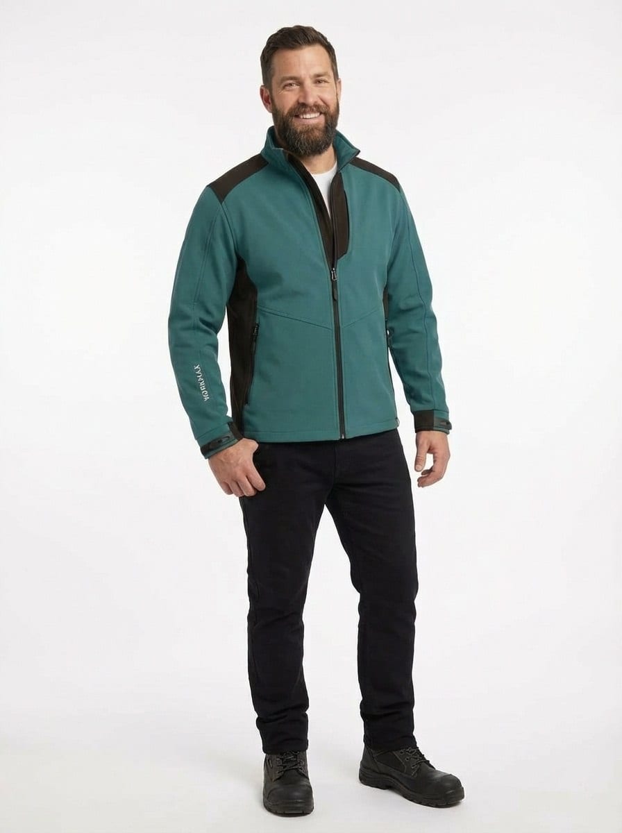 WORKMAX Men's Waterproof Softshell Work Jacket