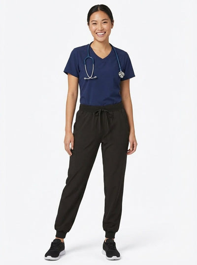 ERGOFIVE ACTIVE Pantalones de enfermería elásticos de 4 vías para mujer EAPW01
